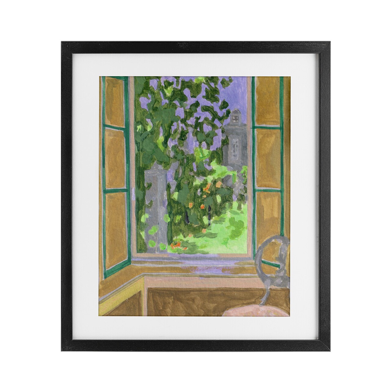 Stupell Industries Seat For Spring Expression Framed Print Under Glass, design by Melissa Wang